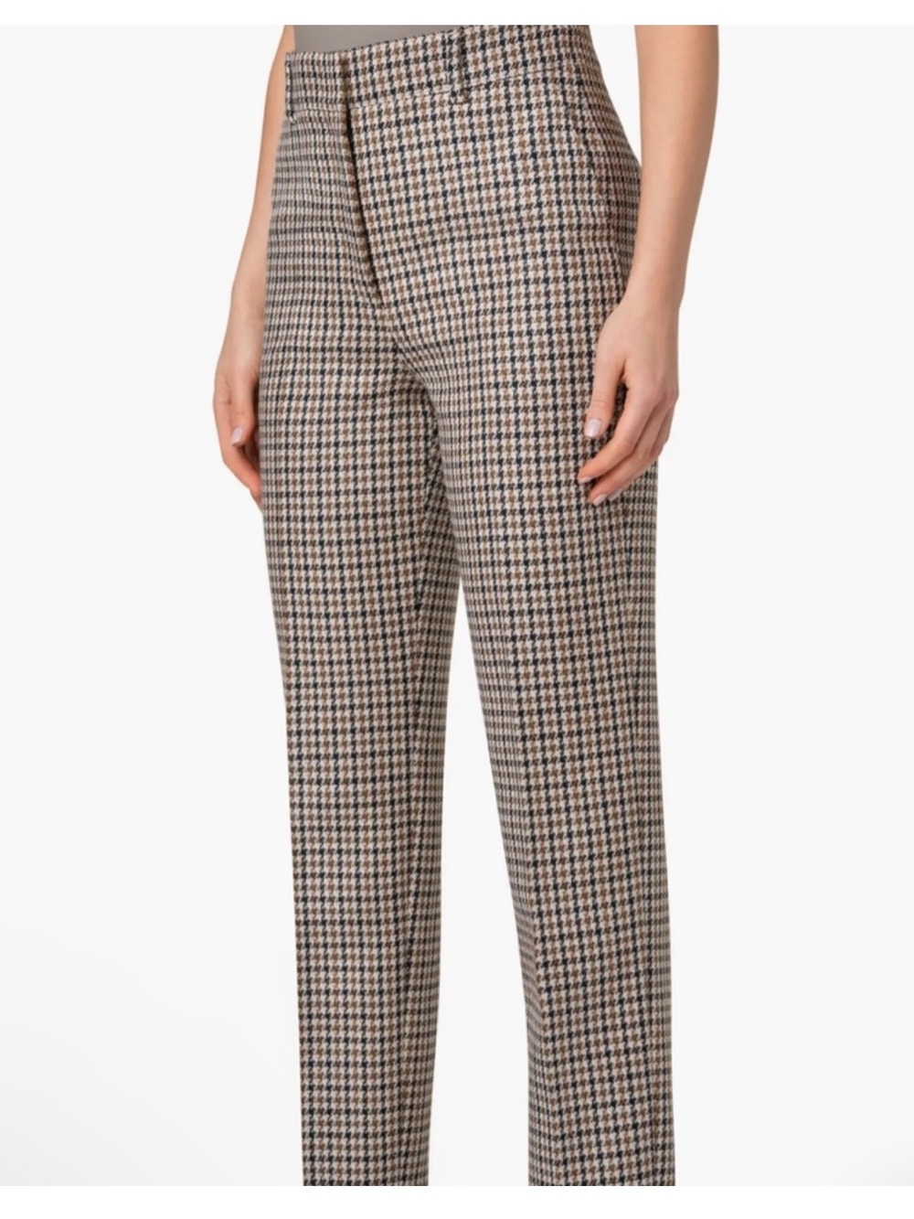 AKRIS PUNTO Houndstooth PANTS Size 10
